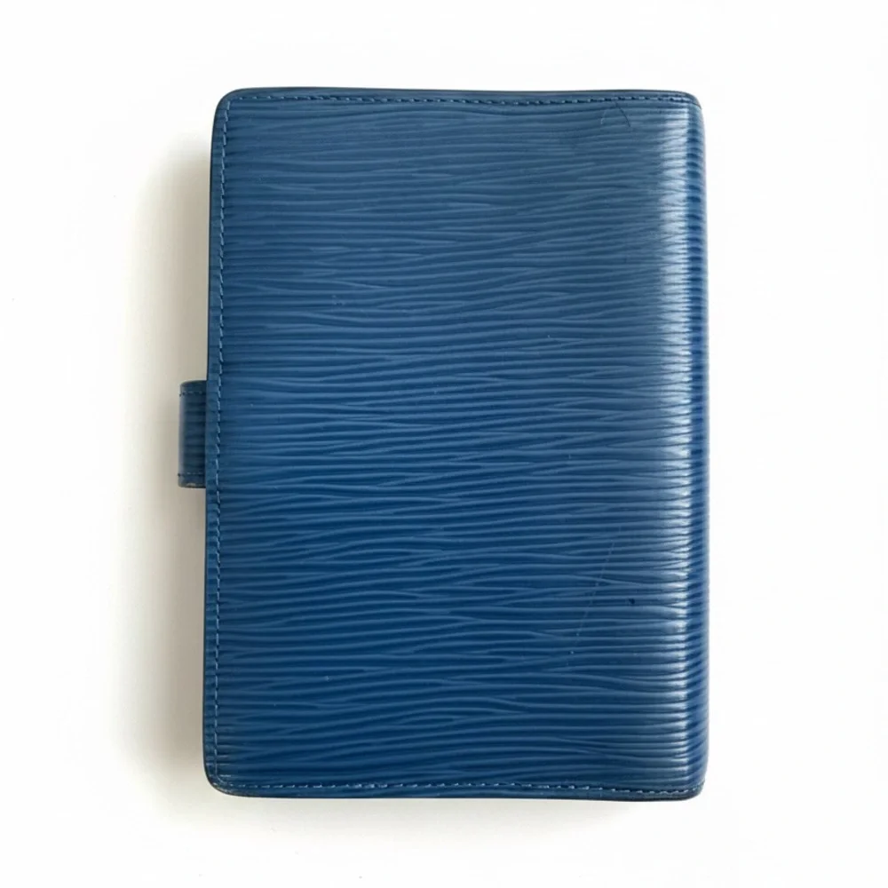 Louis Vuitton Authentic Epi Blue Agenda